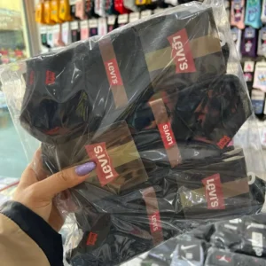 یک جین جوراب مچی لیوایز levi's مشکی 12 جفتی در دست